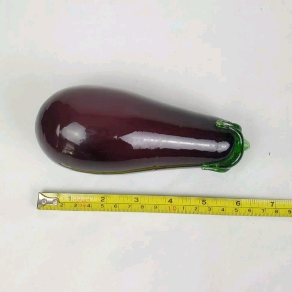 MCM blown glass realistic fruit veggie set - Picture 9 of 12